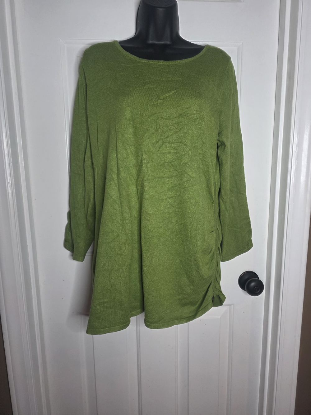 united states sweaters Olive Green Long Sleeve Tunic